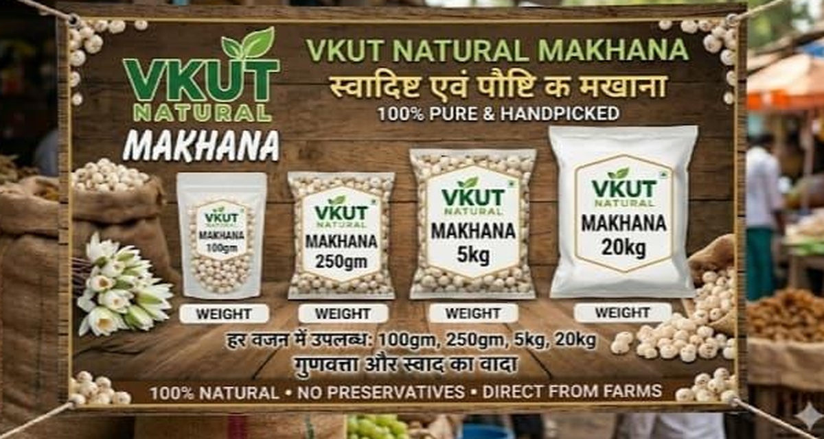 VKUT Natural Premium Makhana & Dry Fruits