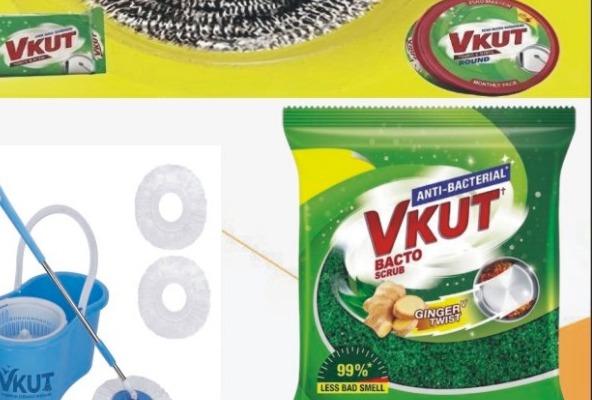VKUT Bacto Scrub Anti-Bacterial Kitchen Sponge Pad